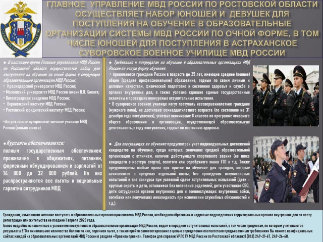 Обучение в системе МВД России